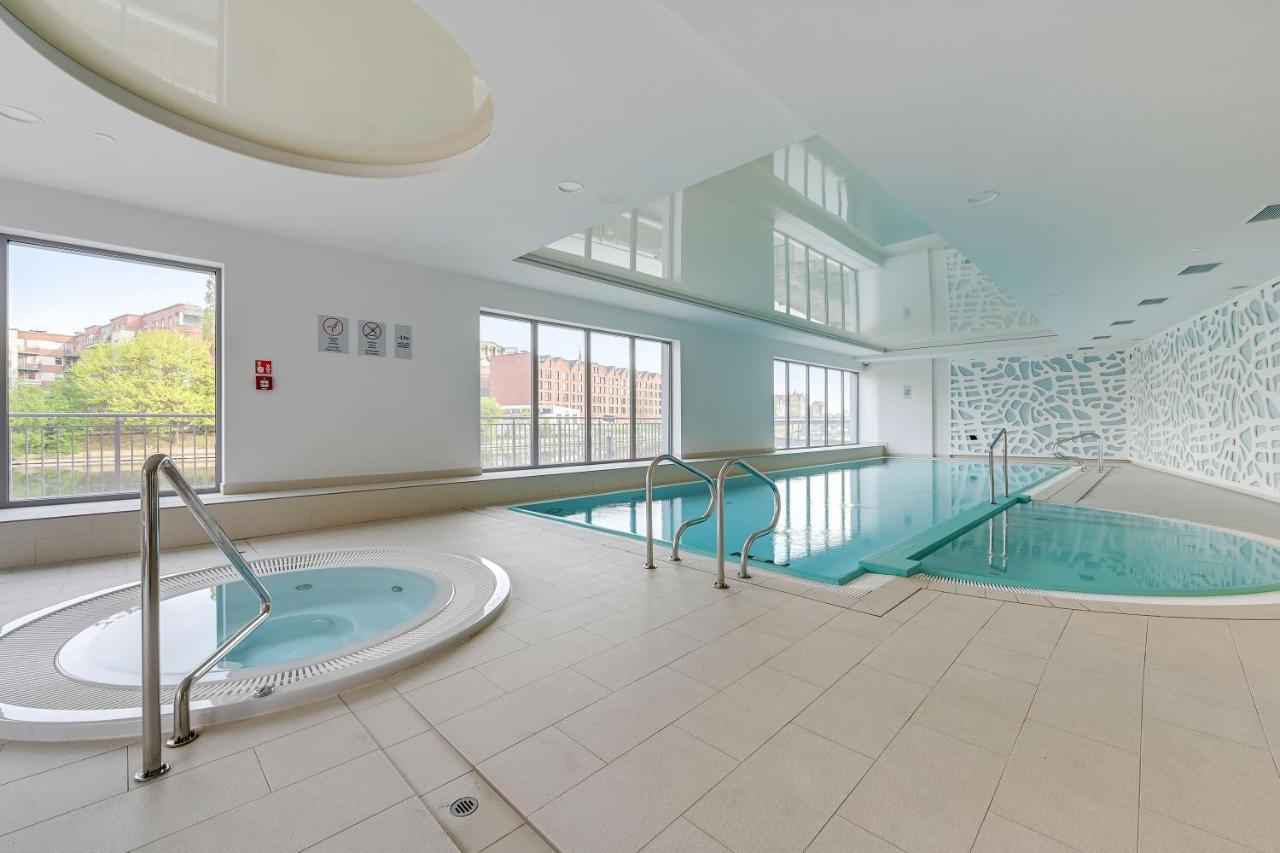 Apartments Waterlane Island Pool & Gym Spa Gdańsk Exteriör bild